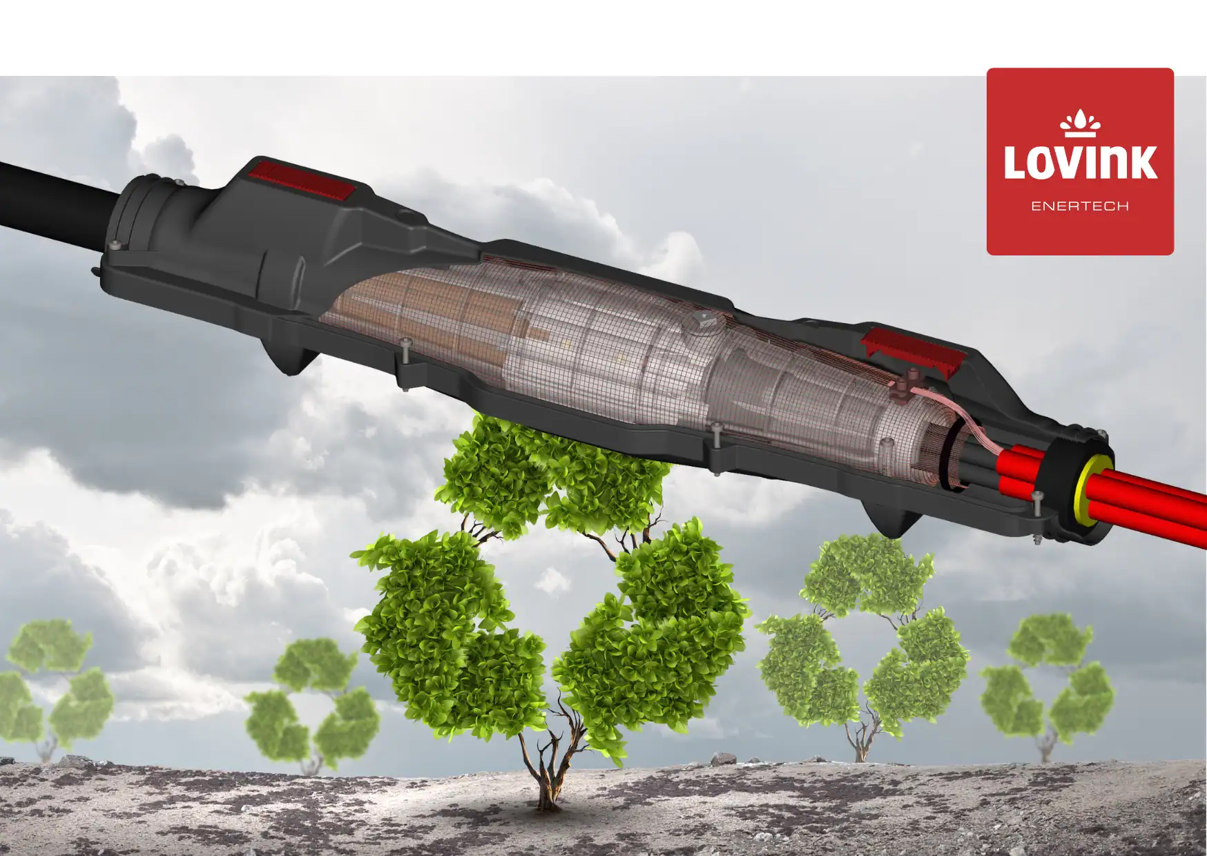 Duurzaam ABS buitenschaal Duurzaam ABS buitenschaal kabelgarnituren