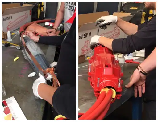 Montage kabelmof Engie Montage kabelmof Engie