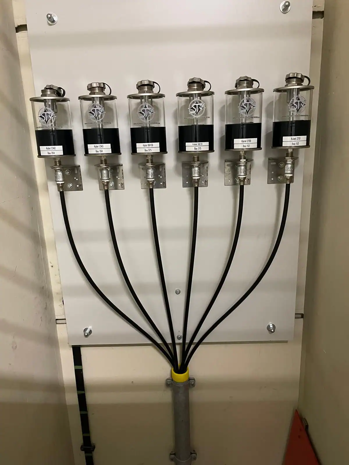 Installatie van olienavulmof in raffinaderij voor bescherming en verlenging van levensduur van middenspanningskabels