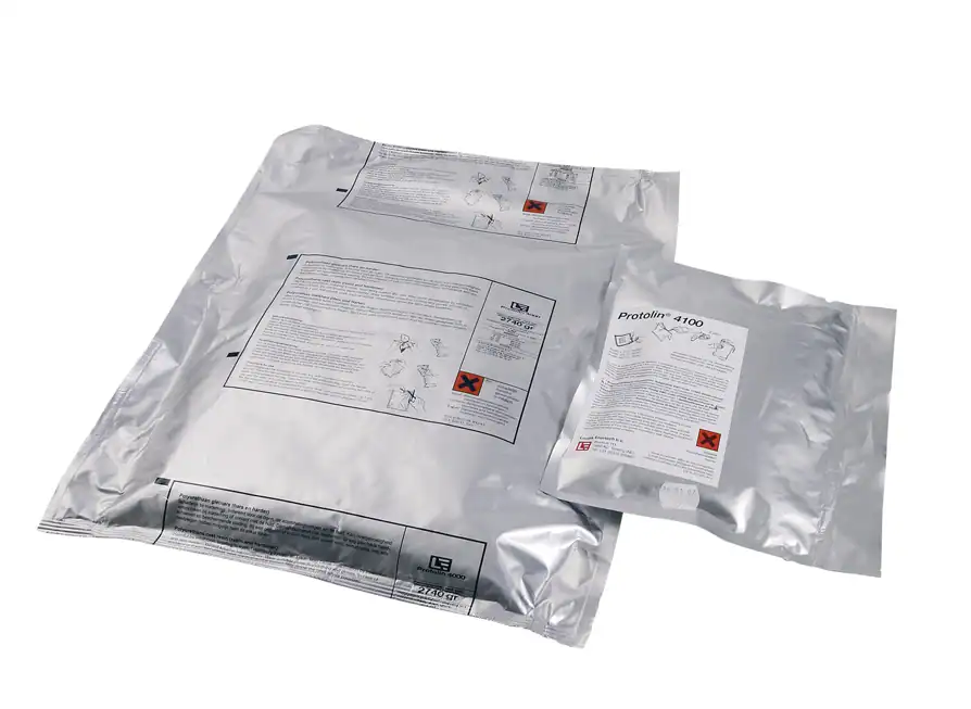Protolin resin bag used for sealing cable joints in contaminated soil conditions