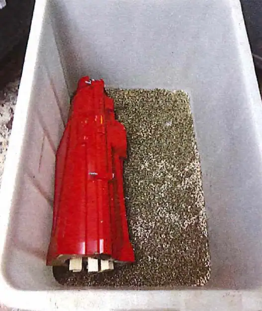 Termieten test kabelmof Termite testing of medium voltage cable joint showing resistance of cable joints to termite activity in controlled conditions