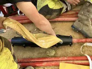 Vullen hars verbindingsmof